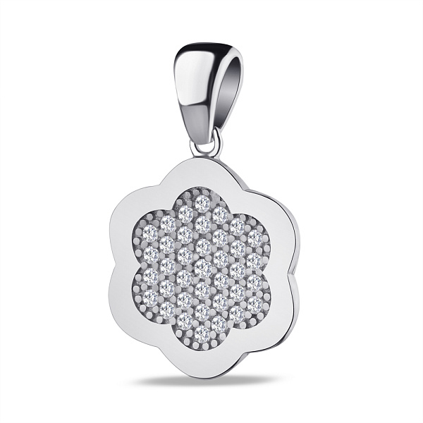 Серебряный подвес с фианитами (арт. 7503/3383) – изображение 1
