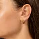 Золотые серьги без камней (арт. 1092023) – изображение 2