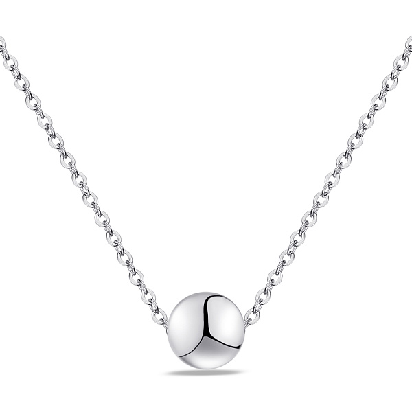 Серебряное колье без камней (арт. 7507/1167) – изображение 1