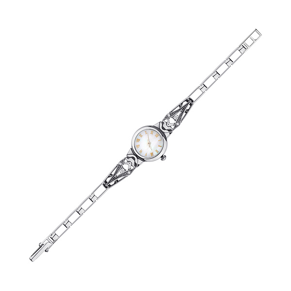 Серебряные часы с фианитами (арт. 7926/7100012/1) – изображение 1