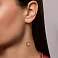Сережки Шарики из красного золота (арт. 1101148) – изображение 5