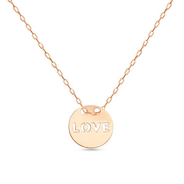 Колье золотое «Love» (арт. 351559/10) – изображение 1