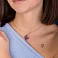 Золотое колье Бабочка Francelli (арт. 352450жф) – изображение 4