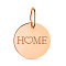 Патриотический золотой подвес "Home" (арт. 441199)