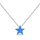 Серебряное колье Звезда с опалом (арт. 7507/КЛ2ОПГ/428) – изображение 1