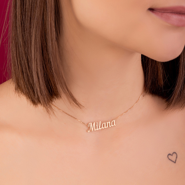 Золотое колье Milana (арт. 360223) – изображение 3