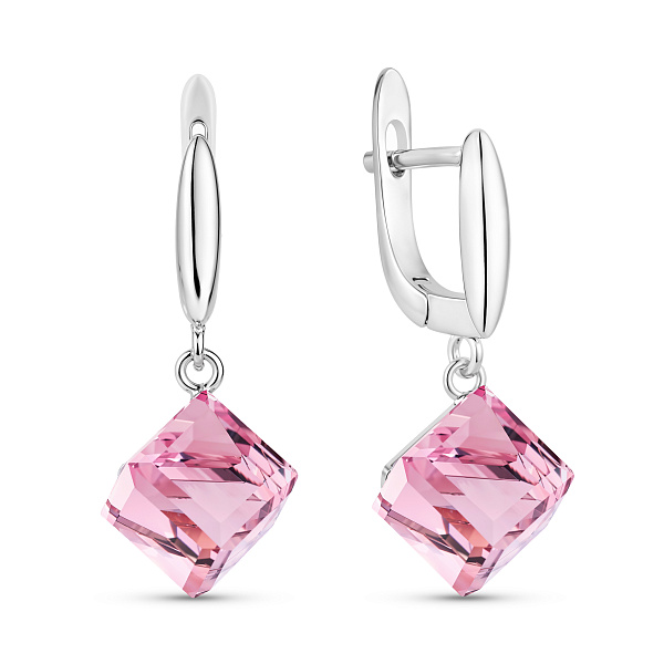 Серебряные серьги с альпинитом (арт. 7502/10144ар) – изображение 1
