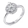 Серебряное кольцо с фианитами (арт. 7501/6768) – изображение 2