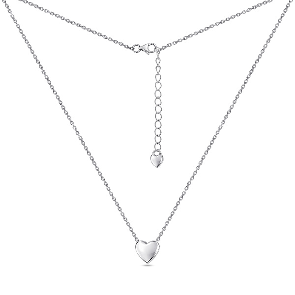 Серебряное колье Сердце (арт. 7507/2429) – изображение 2