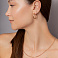 Серьги-кольца из красного золота (арт. 100908/25) – изображение 4