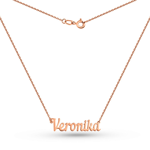 Золотое колье Veronika (арт. 360224) – изображение 2