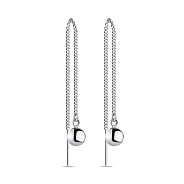 Фото Серебряные серьги-протяжки Trendy Style с шариками (арт. 7502/4359)