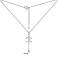 Колье из серебра с фианитами (арт. 7507/1904) – изображение 3