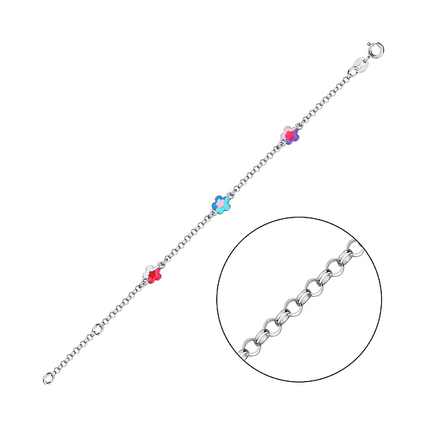 Детский серебряный браслет (арт. 7509/4503е) – изображение 1