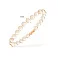 Свадебный браслет из жемчуга с золотым замком (арт. 322070) – изображение 2