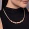 Массивное колье из красного золота (арт. 370094р) – изображение 2