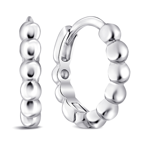 Серебряные серьги-конго (арт. 7502/4727/10) – изображение 1
