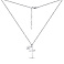 Серебряное колье Крестик без камней (арт. 7507/1791) – изображение 2