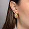 Золотые серьги Francelli (арт. е1091768ж) – изображение 3