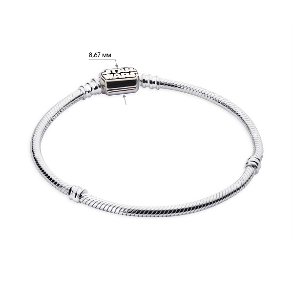 Браслет серебряный для шармов (арт. 7909/3062) – изображение 2