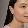 Серебряные серьги без камней (арт. 7502/10284) – изображение 3