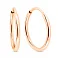 Серьги-кольца из красного золота (арт. 122600/15) – изображение 1