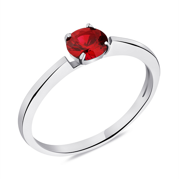 Кольцо из серебра с гранатом (арт. 7501/574Гкп) – изображение 1