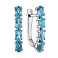 Серебряные серьги с топазами (арт. 7502/2193661Птг) – изображение 1