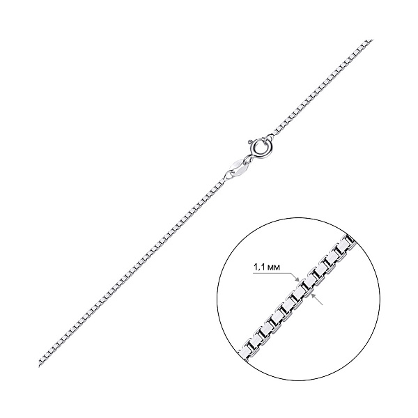 Серебряная цепочка плетения Венецианка (арт. 0304604) – изображение 2