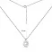 Серебряное колье с фианитом (арт. 7507/1755) – изображение 3