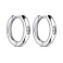 Серебряные серьги-конго с фианитами (арт. 7502/9761/15) – изображение 1