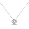 Серебряное колье Клевер с фианитами (арт. 7507/2401/10) – изображение 1