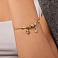Браслет из желтого золота с фианитами (арт. 325105жП2) – изображение 3