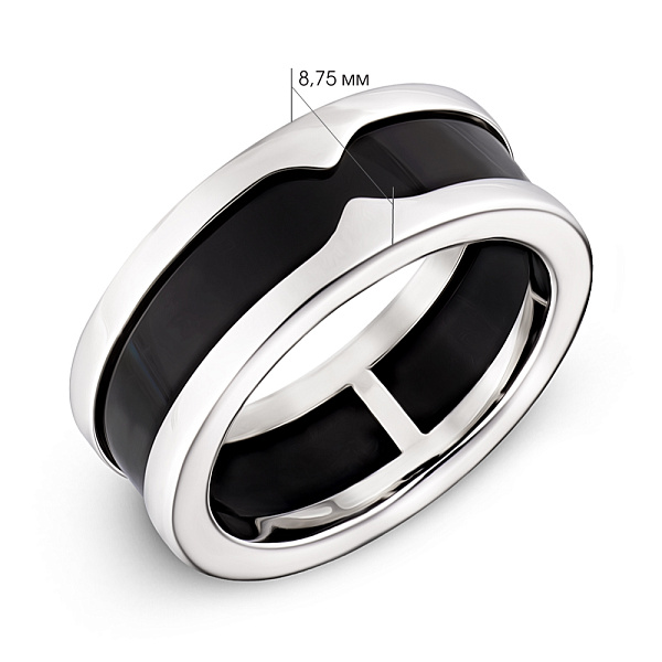 Золотое кольцо с ониксом (арт. 152360бо) – изображение 3