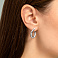 Серьги из серебра без камней (арт. 7502/9806) – изображение 3
