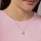 Золотое колье Сердце (арт. 352795) – изображение 3