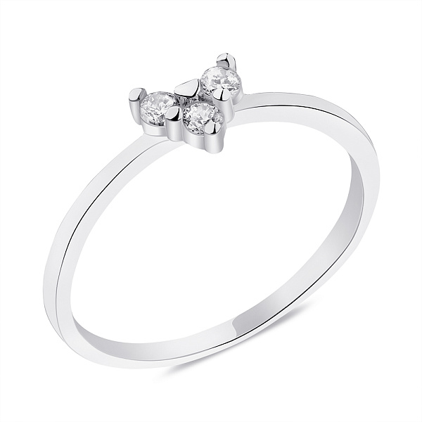Серебряное кольцо с фианитами (арт. 7501/6131) – изображение 1