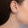 Золотые серьги-кольца без камней (арт. 1091729/50б) – изображение 2