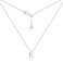 Серебряное колье Звезда без камней (арт. 7507/КЛ2/3007Ш-48) – изображение 2