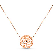 Фото Золотое колье Шар (арт. 360196)