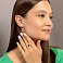 Серебряное кольцо с ониксом (арт. 7501/2328о) – изображение 3