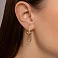 Золотые сережки с шариками (арт. 1091467/2ж) – изображение 2