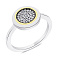 Серебряное кольцо с фианитами (арт. 7901/6178бж) – изображение 1