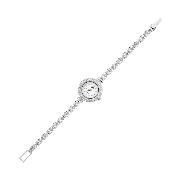Серебряные часы с фианитами (арт. 7526/228) – изображение 1
