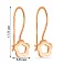 Сережки «Цветы» для детей из красного золота (арт. 105400) – изображение 5