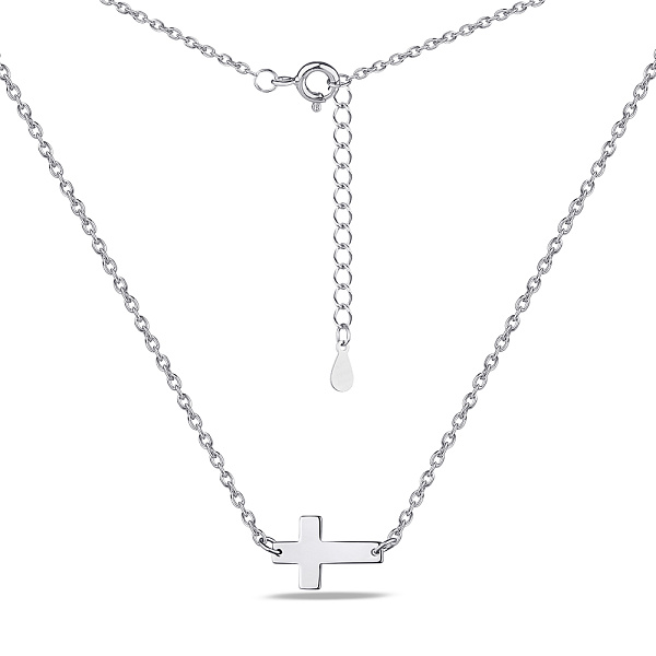 Колье из серебра Крестик (арт. 7507/1970) – изображение 2
