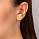 Сережки-протяжки из красного золота (арт. 105781) – изображение 2