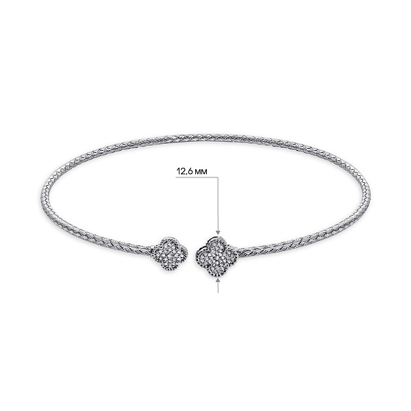 Колье из серебра с фианитами (арт. 7507/2190) – изображение 2