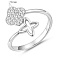 Серебряное кольцо с фианитами (арт. 7501/8768) – изображение 2