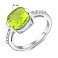 Серебряное кольцо с хризолитом (арт. 7501/2193852Хрз) – изображение 2
